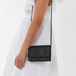Jane Square Black Crossbody Bag, Urban Outfitters